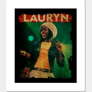 TEXTURE ART- Lauryn Hill - RETRO STYLE 2 Posters and Art